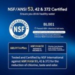 BELVITA NSF Certified Refrigerator Water Filter 3 Pack