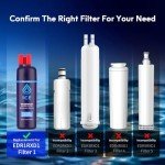 BELVITA NSF Certified Refrigerator Water Filter 3 Pack