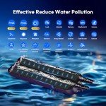 BELVITA NSF Certified Refrigerator Water Filter 3 Pack