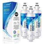 ICEPURE Refrigerator Water Filter 3-Pack Compatible Models