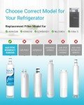 AQUA CREST 4396508 Refrigerator Water Filter Replacement