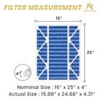 MervKing 16x25x4 MERV 11 Air Filter 2-Pack