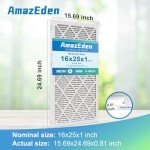 AmazEden 16x25x1 MERV 8 Air Filter 4-Pack