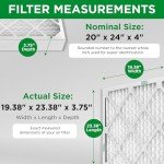 Mann+Hummel 20x24x4 MERV 8 Air Filters - 4 Pack