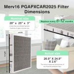 MERV 16 Replacement Filter for Bryant/Carrier 20x25x3