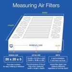 Nordic Pure MERV 10 20x20x5 Air Filters 2 Pack