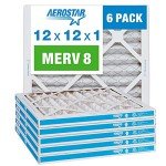 Aerostar MERV 8 Pleated Air Filter, 6-Pack