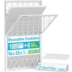 Stafilter 16x25x1 Reusable Air Filter Set