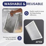 Merv 8 Washable HVAC Furnace Filter - 18x30x1