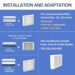 MERV 13 Air Filter 20x20x4 for Air Purifiers