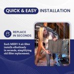 Merv 8 Washable HVAC Furnace Filter - 18x30x1