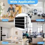 Znnam X8788 MERV 16 Carbon Air Filter 2-Pack