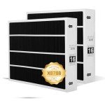 Znnam X8788 MERV 16 Carbon Air Filter 2-Pack