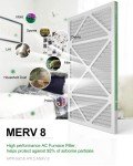 14x25x1 MERV 8 Pleated Air Filters - 6 Pack