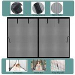 Retractable Magnetic Garage Door Screen 14x9ft