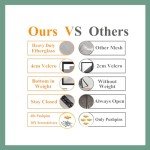 Retractable Magnetic Garage Door Screen 14x9ft