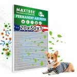 MAXTBEE Reusable Electrostatic Air Filter MERV 8