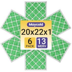 Maycold 20x22x1 MERV 13 Air Filters (6-Pack)