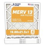 Filter King MERV 13 Air Filters - 4 Pack