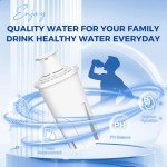 6-Pack Water Filter for Brita Pitchers & Dispensers