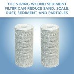 2 Pack Polypropylene Water Filter Cartridges – 5 Micron