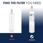 Crystala Refrigerator Water Filter Replacement Pack of 3
