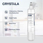 Crystala Refrigerator Water Filter Replacement Pack of 3