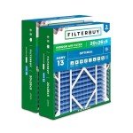 20x26x5 MERV 13 Pleated Air Filters - 2-Pack