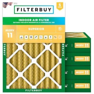 14x20x4 MERV 11 Allergen Defense Air Filters (5-Pack)
