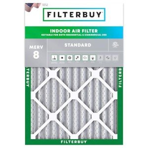 Filterbuy 20x22x2 MERV 8 Air Filter 1-Pack