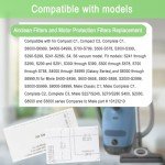 Airclean Replacement Filters for Miele Vacuums - 8 Pack