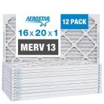 Aerostar MERV 13 Pleated Air Filters 12-Pack