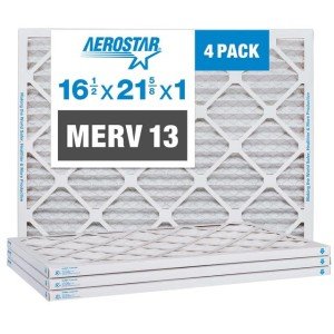 Aerostar MERV 13 Pleated Air Filters - 4 Pack