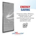 LifeSupplyUSA 14x30x1 MERV 8 Washable Air Filter