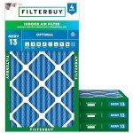 MERV 13 Pleated Air Filters 20x30x2 (4-Pack)