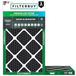 15x25x1 MERV 8 Odor Eliminator Air Filters (2-Pack)