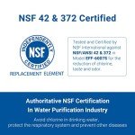 Aqua Crest UKF8001 Water Filter Pack of 3