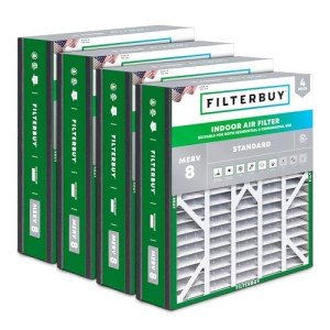 20x20x5 MERV 8 Air Filter 4-Pack