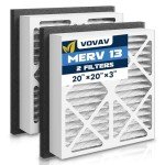 20x20x3 MERV-13 Pleated Air Filters - 2 Pack