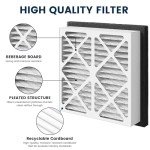 20x20x3 MERV-13 Pleated Air Filters - 2 Pack