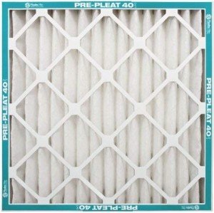 Flanders Naturalaire 80055.041620 16" x 20" x 4" Pre-Pleat 40 Air Filters - Quantity 12