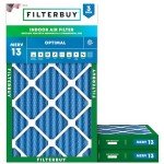 14x25x2 MERV 13 Air Filters - 3-Pack