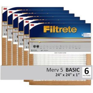 Filtrete 24x24 Air Filter 6-Pack MERV 5