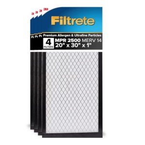 Filtrete 20x30x1 High Performance Air Filter 4-Pack