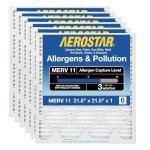 Aerostar MERV 11 AC Furnace Air Filters (6 Pack)
