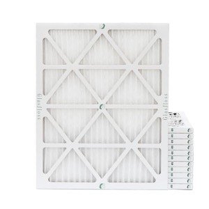 Glasfloss MERV 10 Pleated HVAC Air Filters - Case of 12