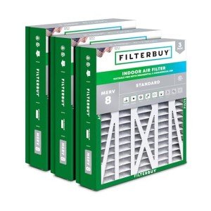 21x21.5x5 MERV 8 Pleated Air Filters (3-Pack)