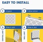 Aerostar MERV 8 20x25x5 Pleated Air Filters - 2 Pack