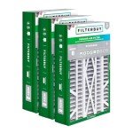 MERV 8 Pleated Air Filters 14.5x27x5 (3-Pack)