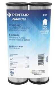 Pentair OMNIFilter 10-Inch Sediment Filter Cartridge 2-Pack